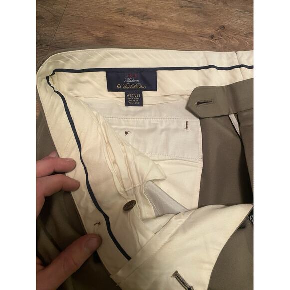 Brooks Brother Men’s Dress Pants Size 37x32 - Picture 5 of 9